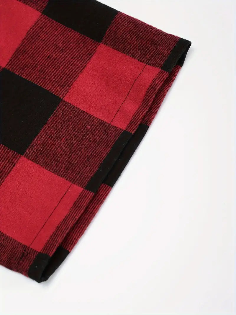 Plaid Red Pyjama Pants (Unisex)