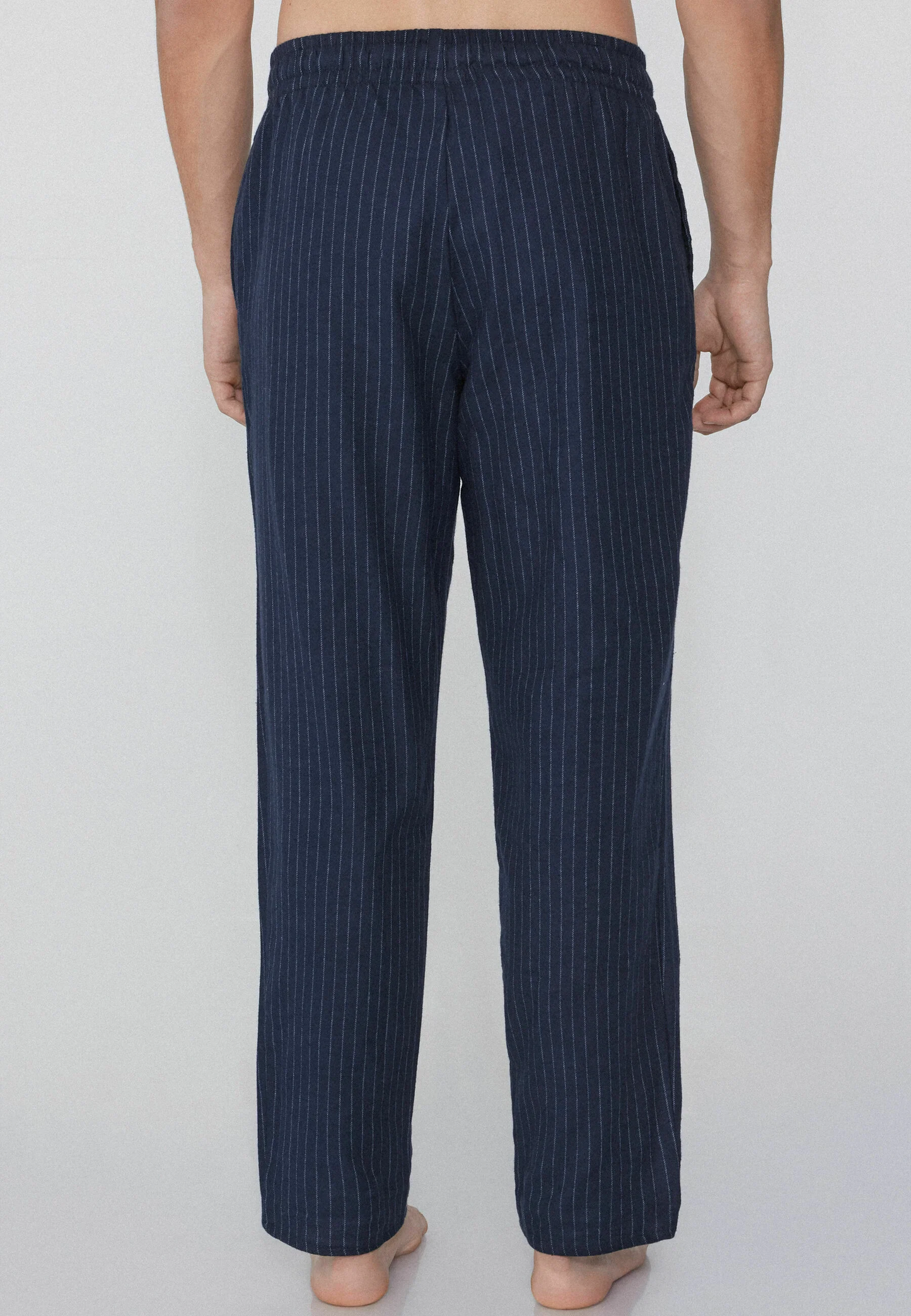 Pyjama bottoms - blau y deep blue stampa stripes (Unisex)