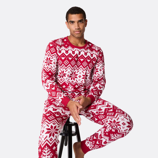 Men's Red Christmas Knit