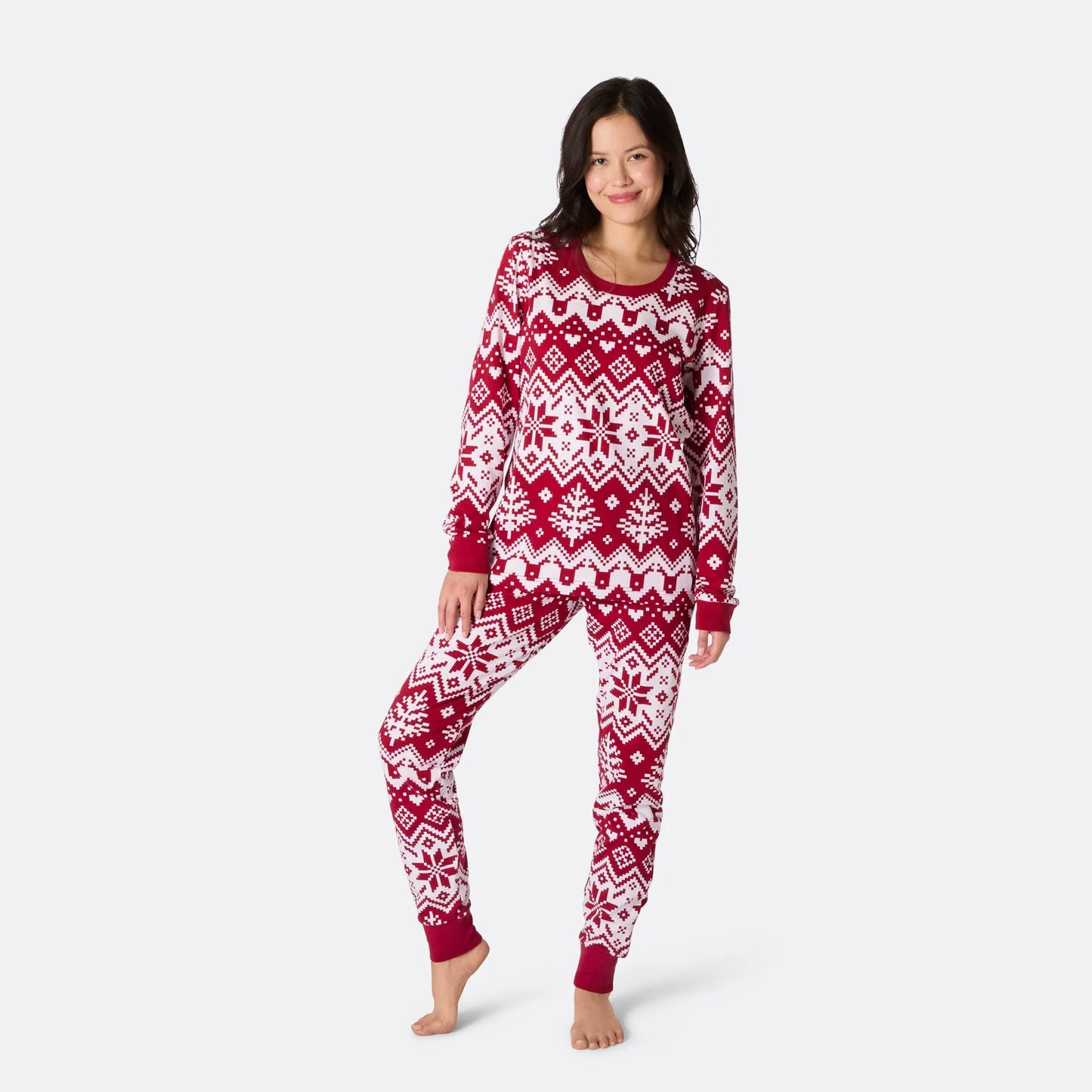 Women's Red Christmas Knit