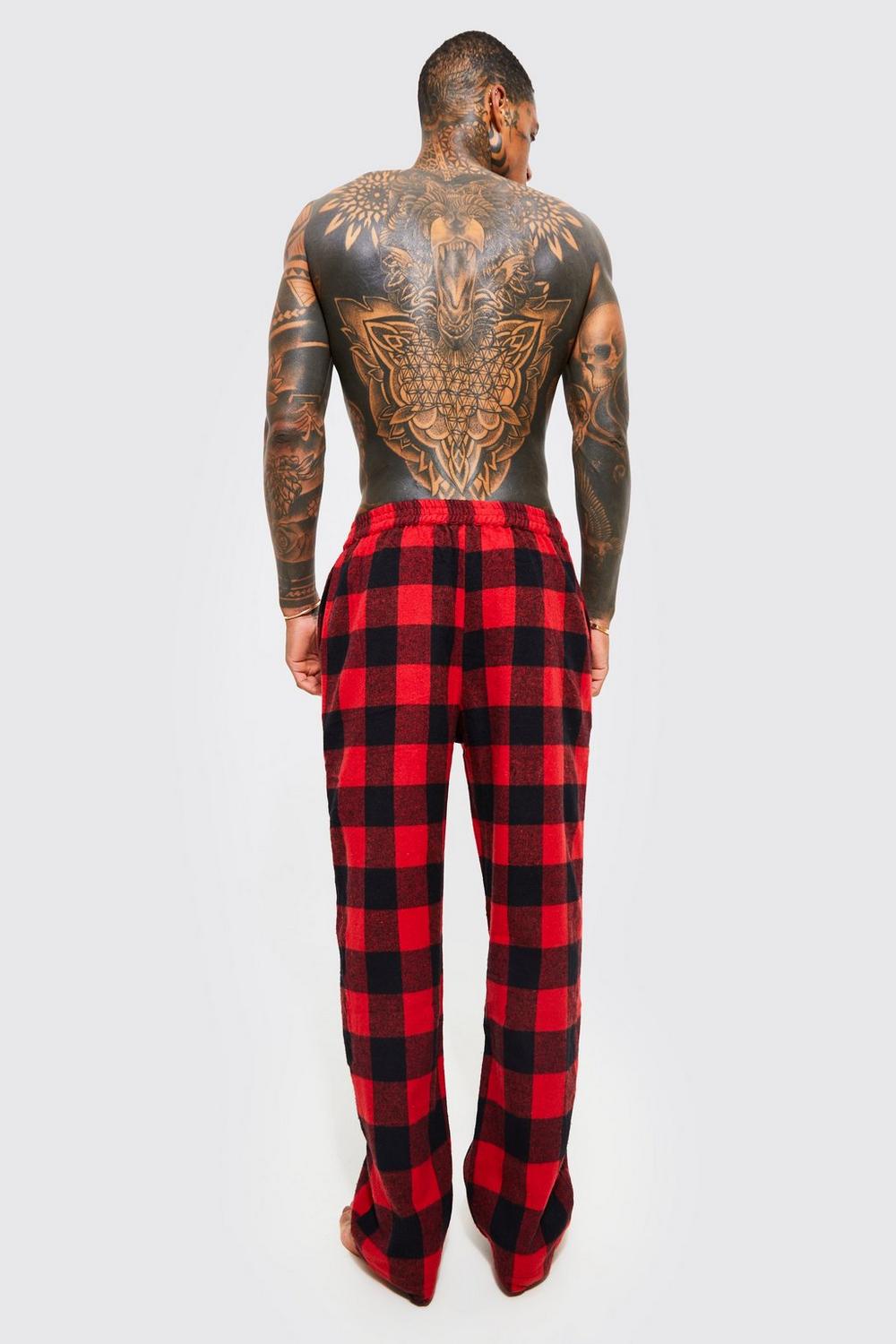 Plaid Red Pyjama Pants (Unisex)